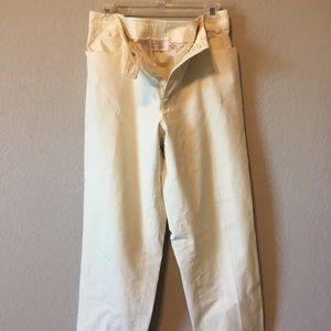 Dana Buchman cream color jeans
